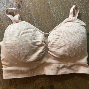 Kindred Bravely Sublime Hands Free Nursing/Pumping Bra size L Beige
